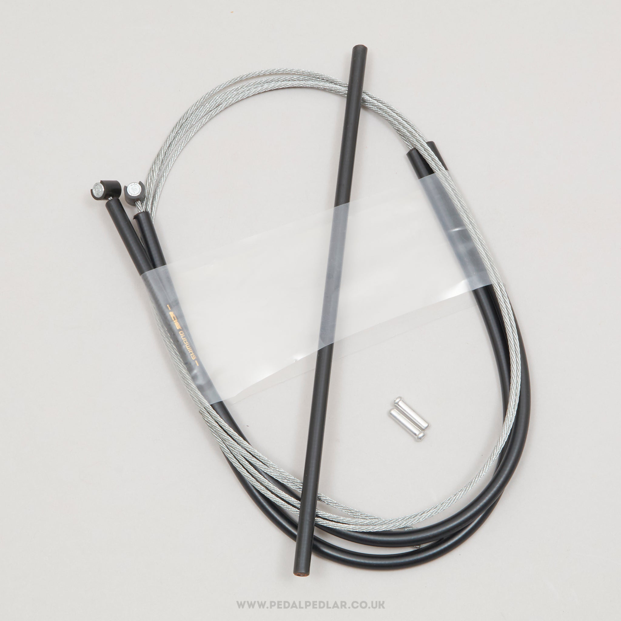 Shimano Deore XT SLR Oversized 2 mm NOS Vintage Black MTB Brake Cable Set - Pedal Pedlar - Buy New Old Stock Bike Parts