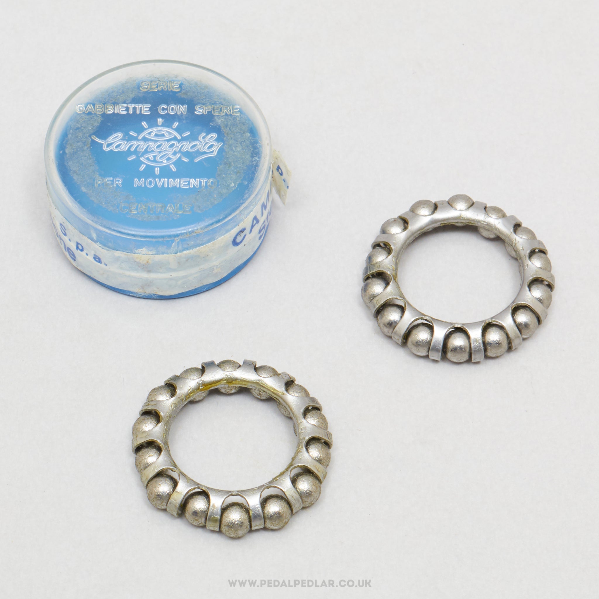 Campagnolo Super Record (4035) NOS Vintage 3/16" Steel Bottom Bracket Bearings - Pedal Pedlar - Buy New Old Stock Bike Parts