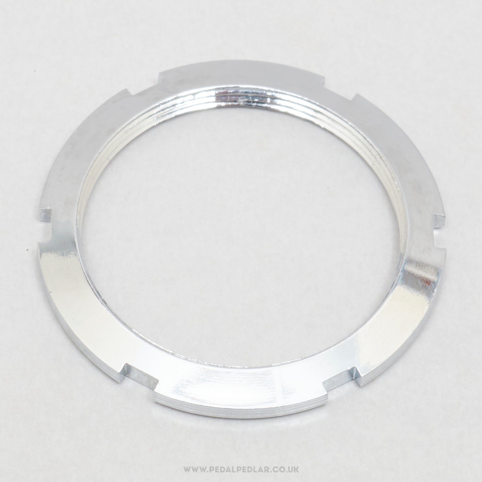 Campagnolo Nuovo/Super/C-Record (747) NOS Vintage French Thread Bottom Bracket Lockring - Pedal Pedlar - Buy New Old Stock Bike Parts