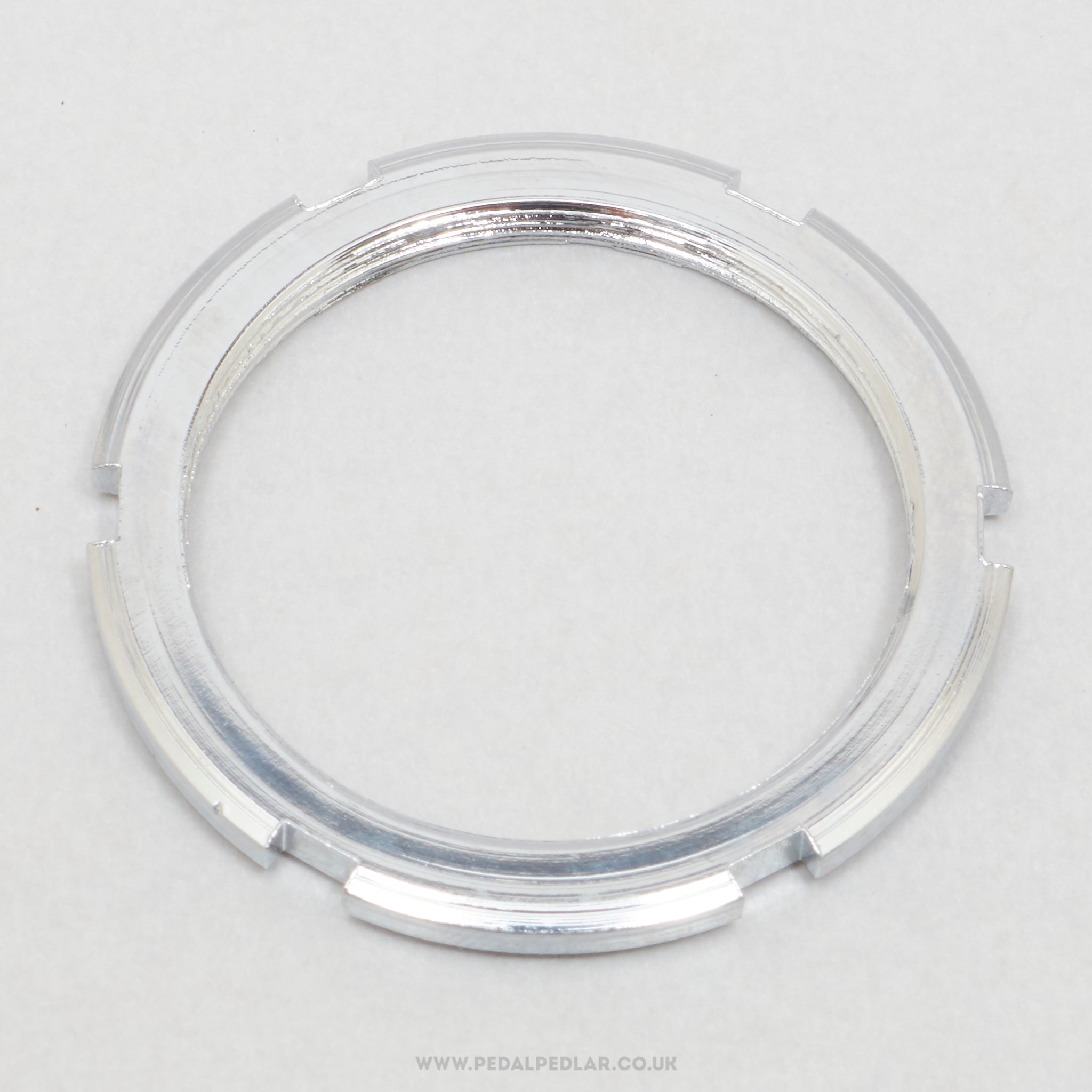 Campagnolo Nuovo/Super/C-Record (747) NOS Vintage French Thread Bottom Bracket Lockring - Pedal Pedlar - Buy New Old Stock Bike Parts