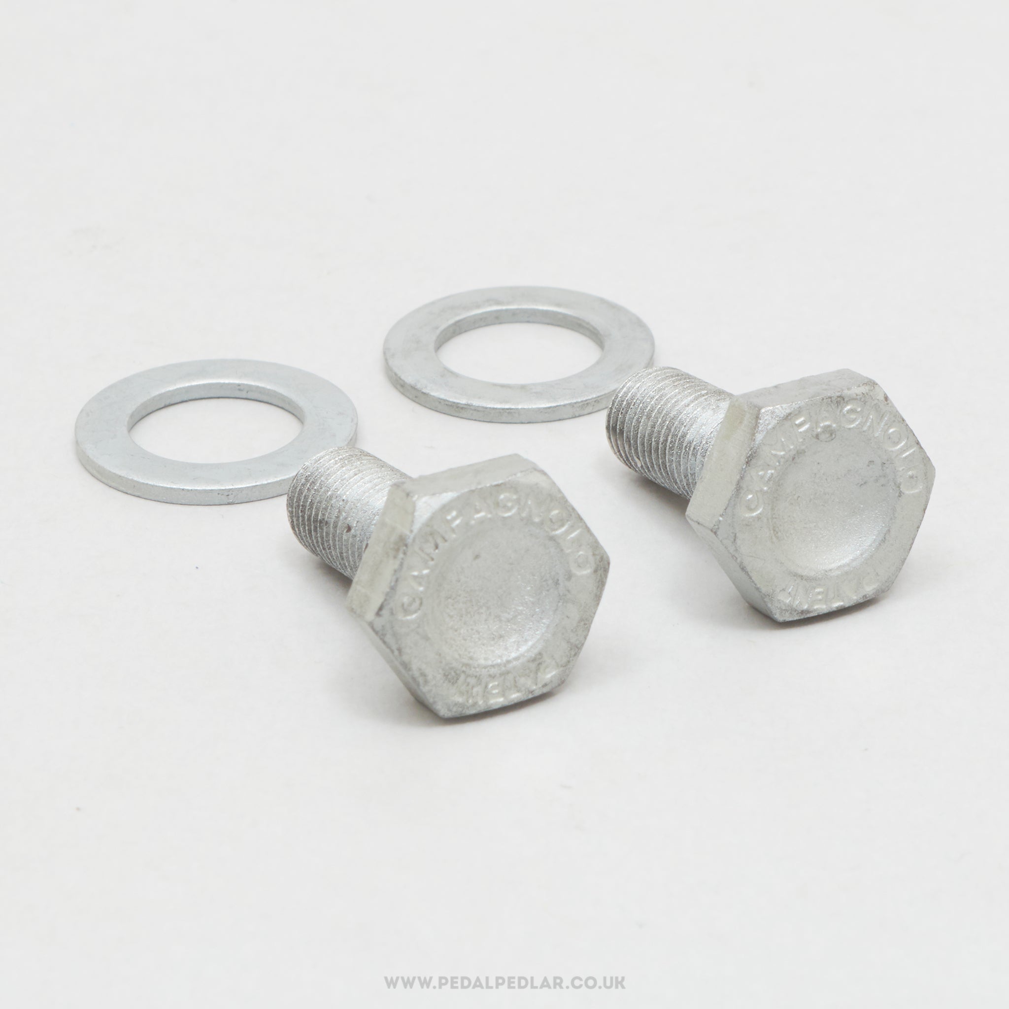 Campagnolo Nuovo/Super/C-Record / Euclid (748) Silver NOS Vintage Crank Arm Bolts Set - Pedal Pedlar - Buy New Old Stock Bike Parts