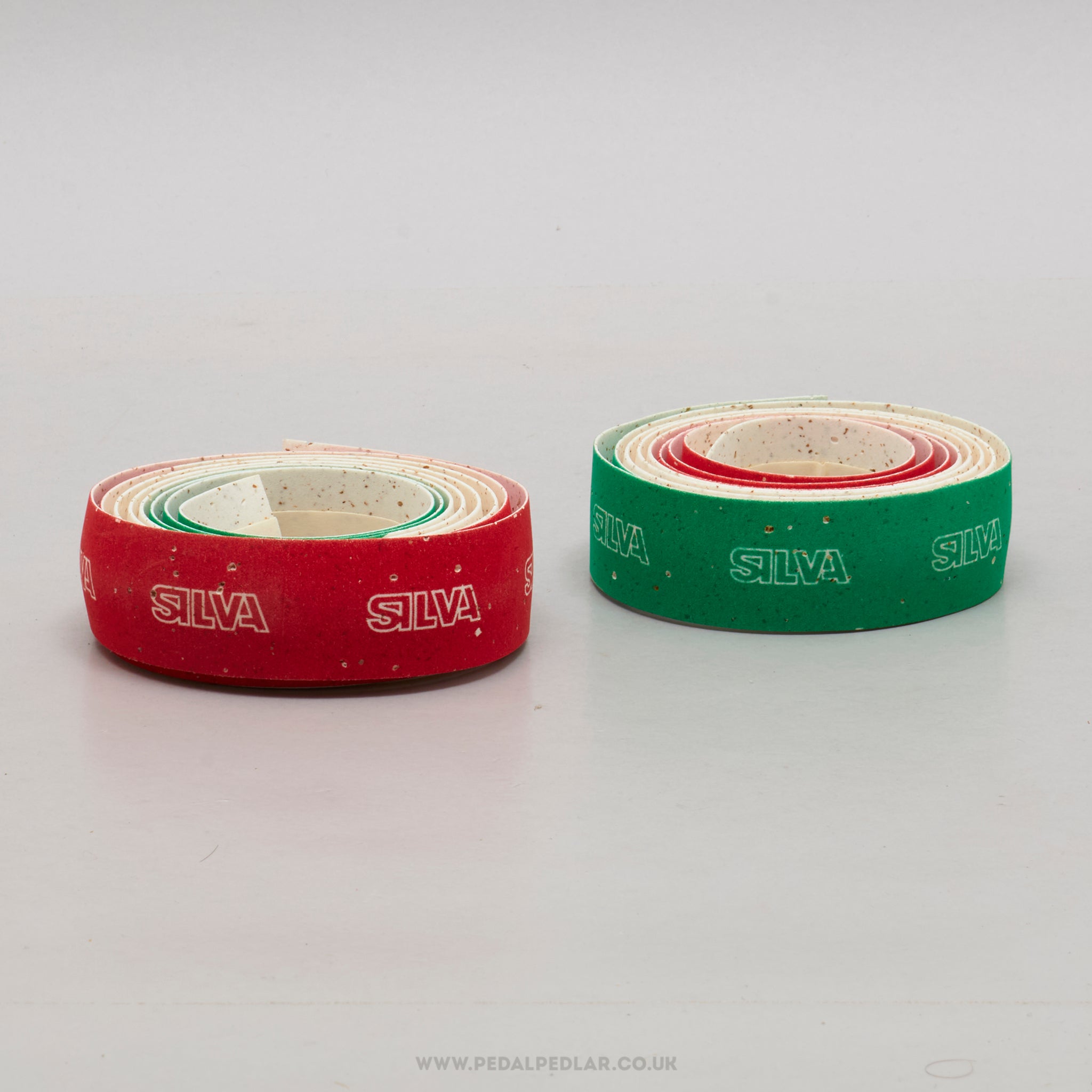Silva Flag Italian 'Il Tricolore' NOS/NIB Classic Green, White & Red Cork Handlebar Tape - Pedal Pedlar - Buy New Old Stock Bike Parts