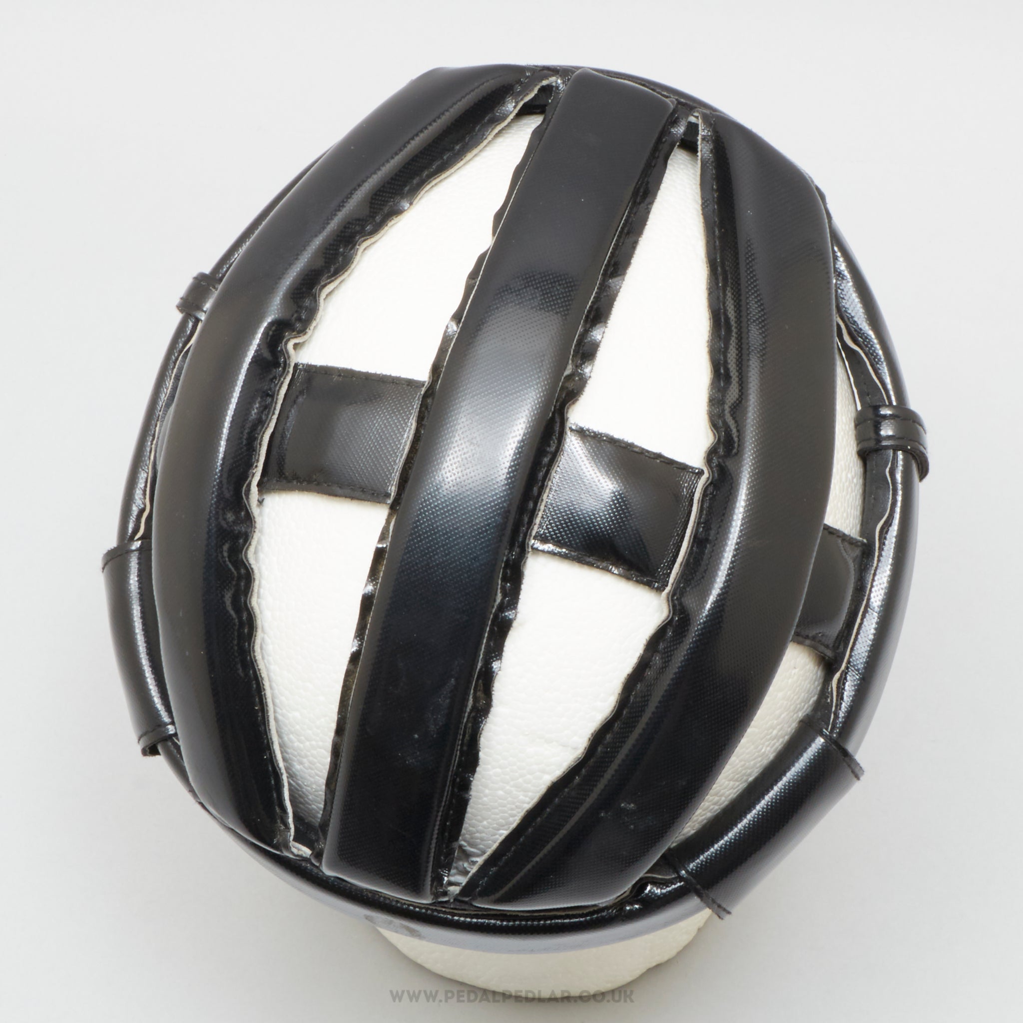 Unbranded NOS Vintage Size 58 Black Vinyl Hairnet Helmet - Pedal Pedlar - Buy New Old Stock Cycle Accessories