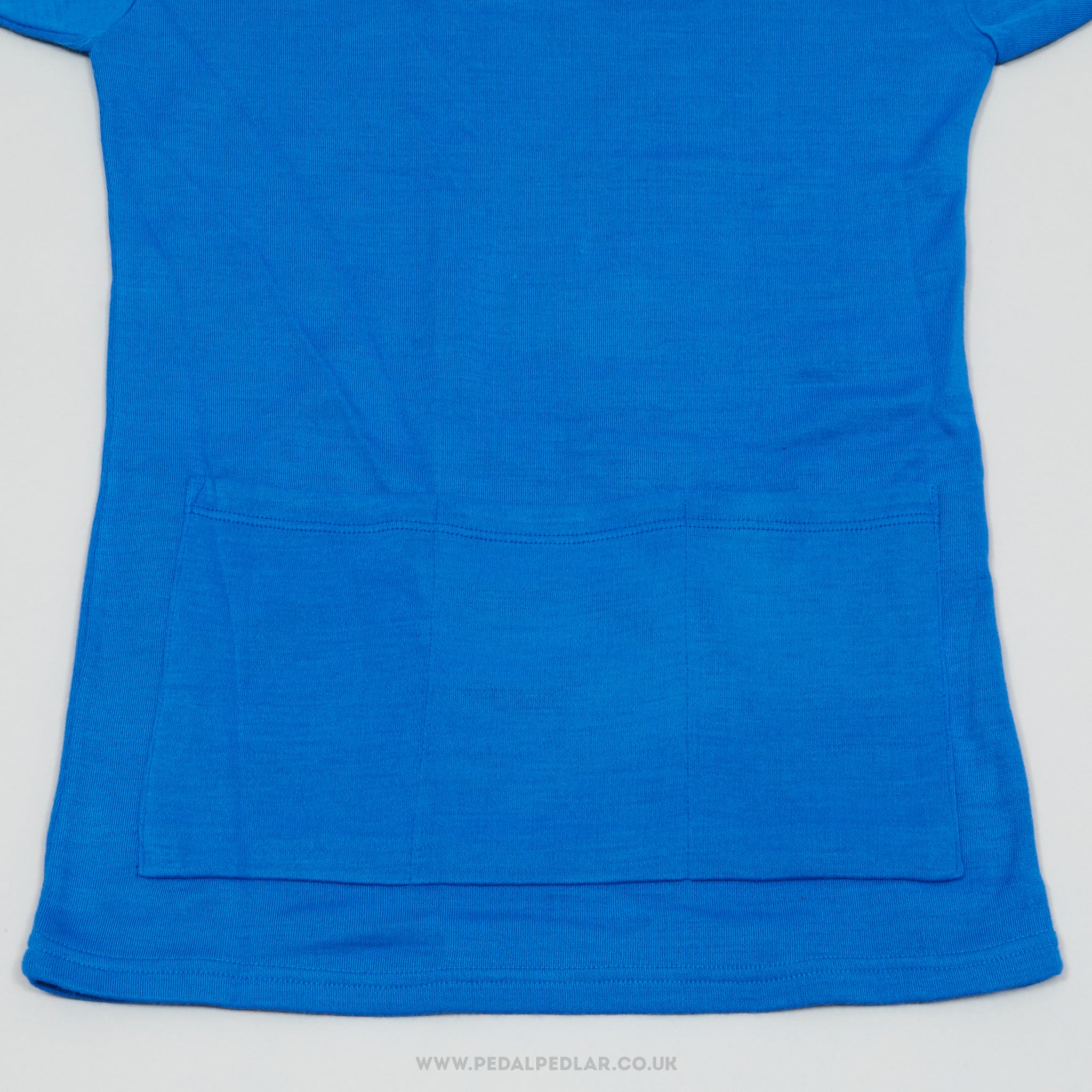 Caratti Blue w) World Champion Stripes Small NOS Vintage Cycling Jersey - Pedal Pedlar - Buy New Old Stock Clothing