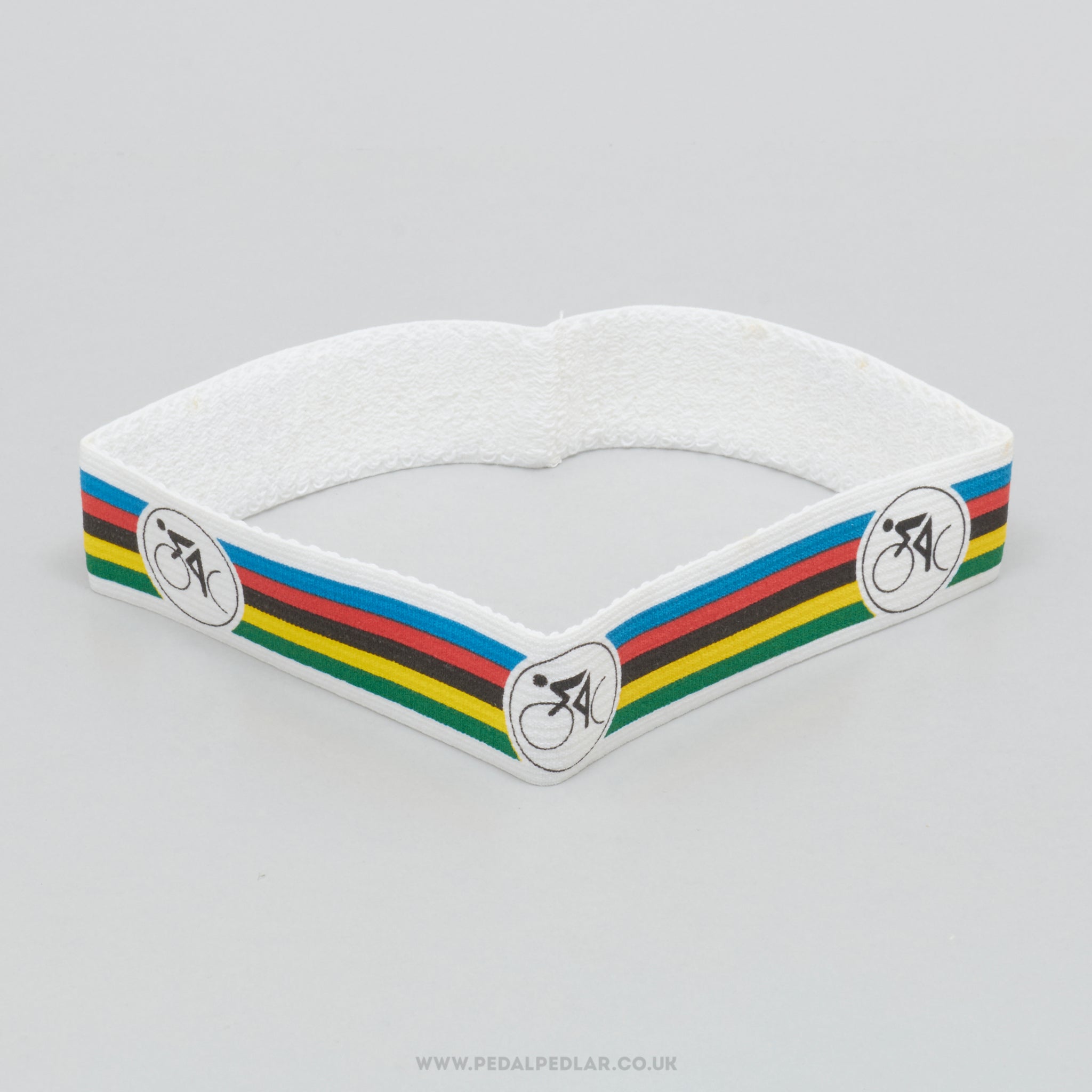 Ciclolinea 'World Champion Stripes' NOS/NIB Vintage Cycling Headband - Pedal Pedlar - Buy New Old Stock Clothing