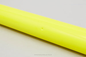 Classic ATB Neon Yellow NOS Steel 580 mm Flat/Straight Handlebars - Pedal Pedlar - Buy New Old Stock Bike Parts