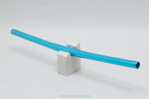 Rito Blue Anodised NOS Classic 560 mm Flat/Straight Handlebars - Pedal Pedlar - Buy New Old Stock Bike Parts