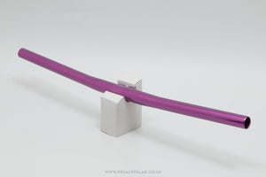 Rito Purple Anodised NOS Classic 560 mm Flat/Straight Handlebars - Pedal Pedlar - Buy New Old Stock Bike Parts