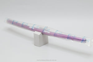 Rito Purple Anodised NOS Classic 560 mm Flat/Straight Handlebars - Pedal Pedlar - Buy New Old Stock Bike Parts