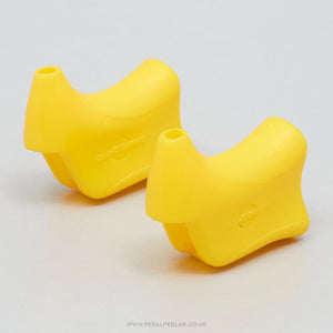 Dia-Compe 144.7 NOS/NIB Vintage Yellow Non-Aero Brake Lever Hoods - Pedal Pedlar - Buy New Old Stock Bike Parts