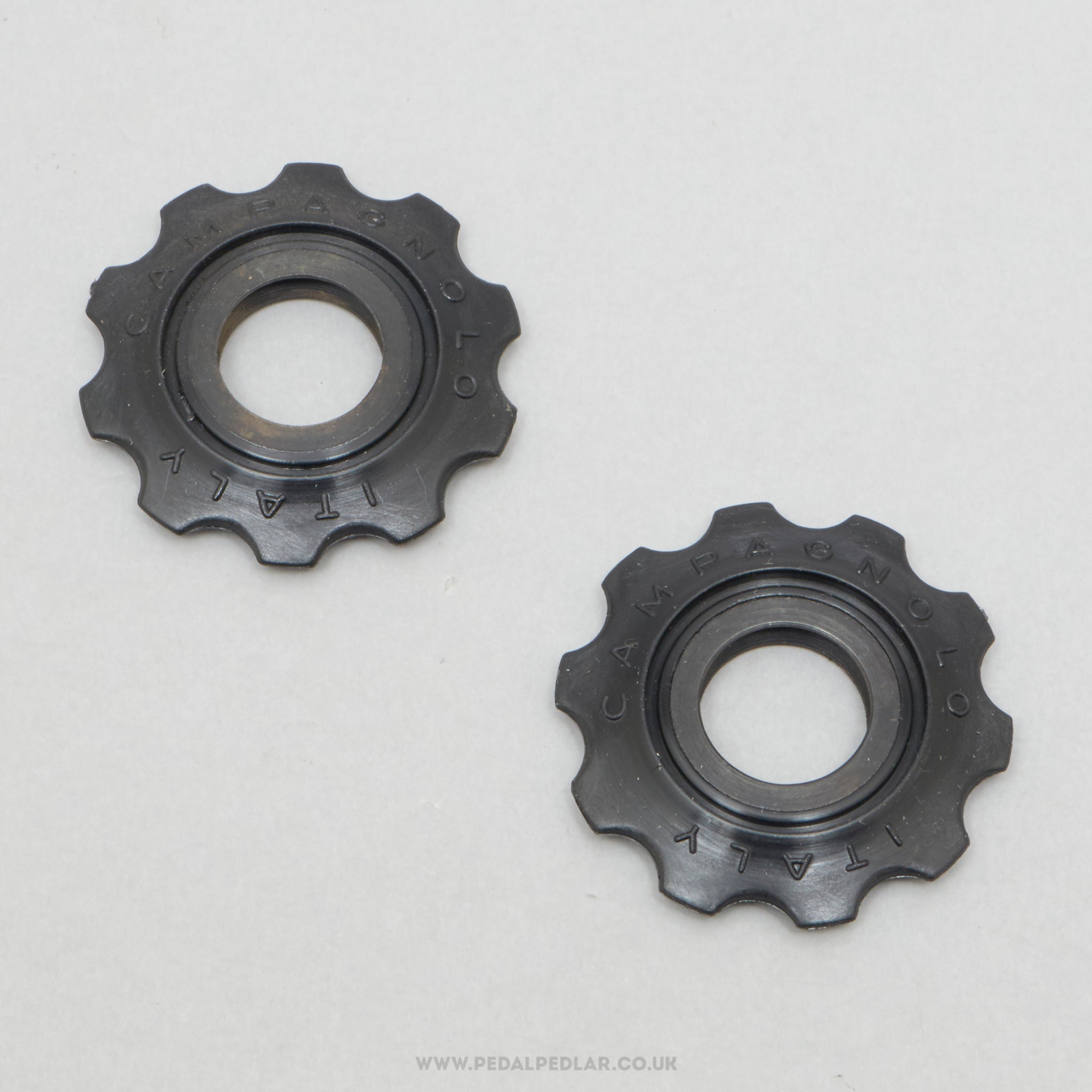 Campagnolo C-Record Black NOS Vintage 10T Jockey Wheels - Pedal Pedlar - Buy New Old Stock Bike Parts