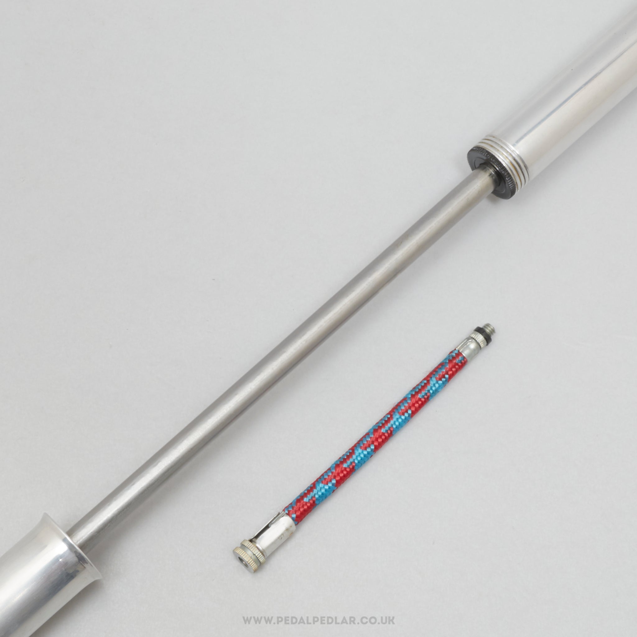 Tornade NOS Vintage Silver 38 41 cm Frame Peg Fit Bike Pump