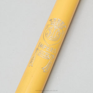 Silca Impero Flat Top NOS Vintage Yellow 39.5 - 43 cm Frame Peg Fit Bike Pump - Pedal Pedlar - Buy New Old Stock Cycle Accessories