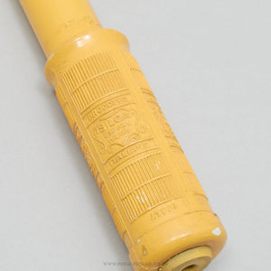 Silca Impero Flat Top NOS Vintage Yellow 39.5 - 43 cm Frame Peg Fit Bike Pump - Pedal Pedlar - Buy New Old Stock Cycle Accessories