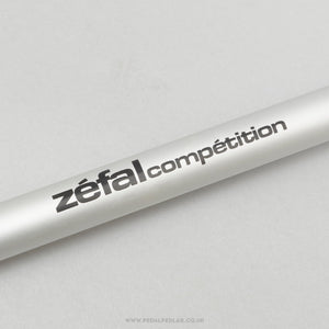 Zefal Competition (948) NOS/NIB Vintage Silver 49 - 52 cm Frame Clip Fit Bike Pump - Pedal Pedlar - Buy New Old Stock Cycle Accessories