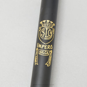 Silca Impero NOS Vintage Black 41 - 45.5 cm Frame Fit Bike Pump - Pedal Pedlar - Buy New Old Stock Cycle Accessories
