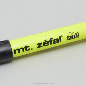 Zefal MT. Plus (79) MTB NOS/NIB Classic Neon Yellow 38.5 - 44 cm Frame Fit Bike Pump - Pedal Pedlar - Buy New Old Stock Cycle Accessories