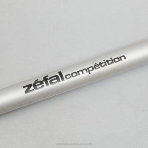 Zefal Competition (948) NOS/NIB Vintage Silver 49 - 52 cm Frame Clip Fit Bike Pump - Pedal Pedlar - Buy New Old Stock Cycle Accessories