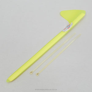 Roto Shark Fin NOS/NIB Classic Neon Yellow Chainstay Frame Protector - Pedal Pedlar - Buy New Old Stock Cycle Accessories