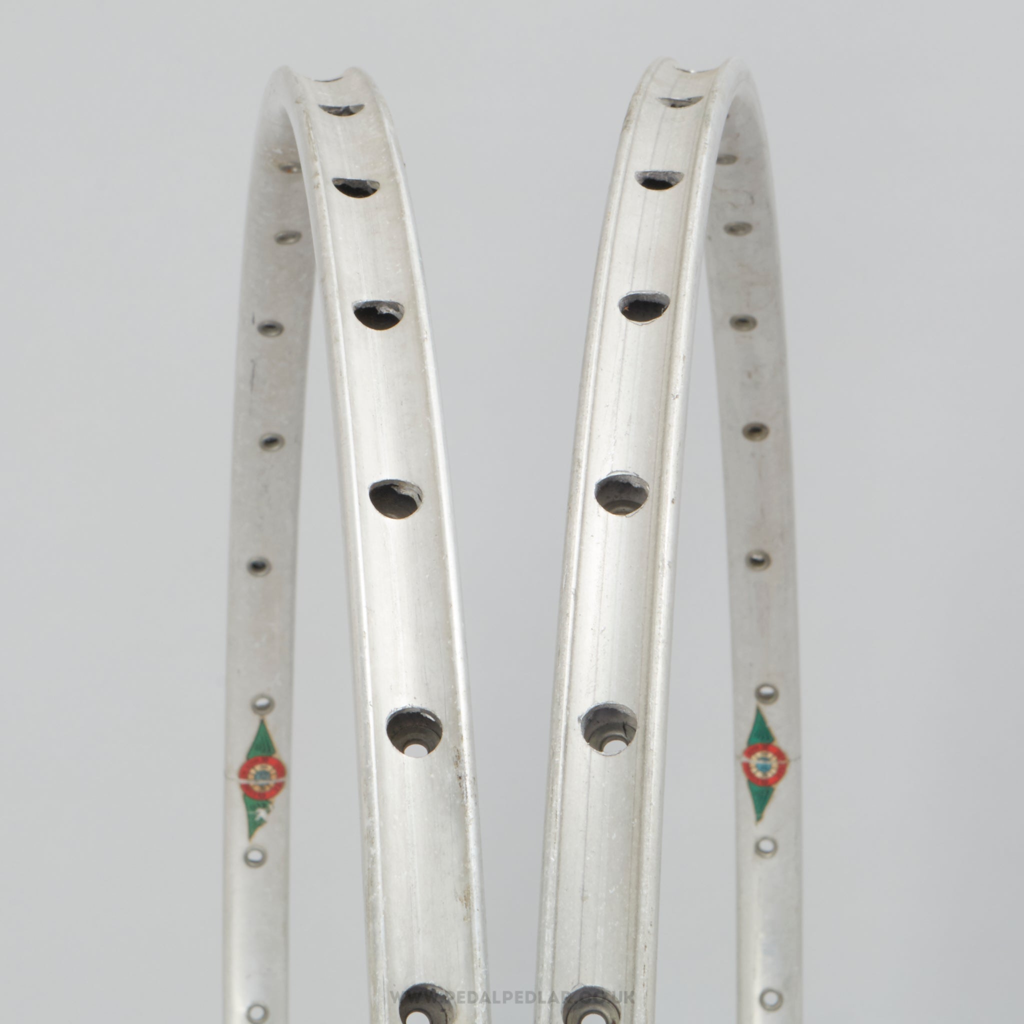 Super Champion Record Silver NOS Vintage 36h 28"/700c Tubular Rims - Pedal Pedlar - Buy New Old Stock Bike Parts