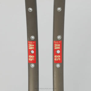 Nisi AN85 Grey NOS Vintage 36h 28"/700c Tubular Rims - Pedal Pedlar - Buy New Old Stock Bike Parts
