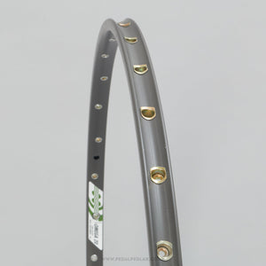 Campagnolo Omega 20 Dark Grey Hard Anodised NOS Classic 36h 28"/700c Tubular Rim - Pedal Pedlar - Buy New Old Stock Bike Parts