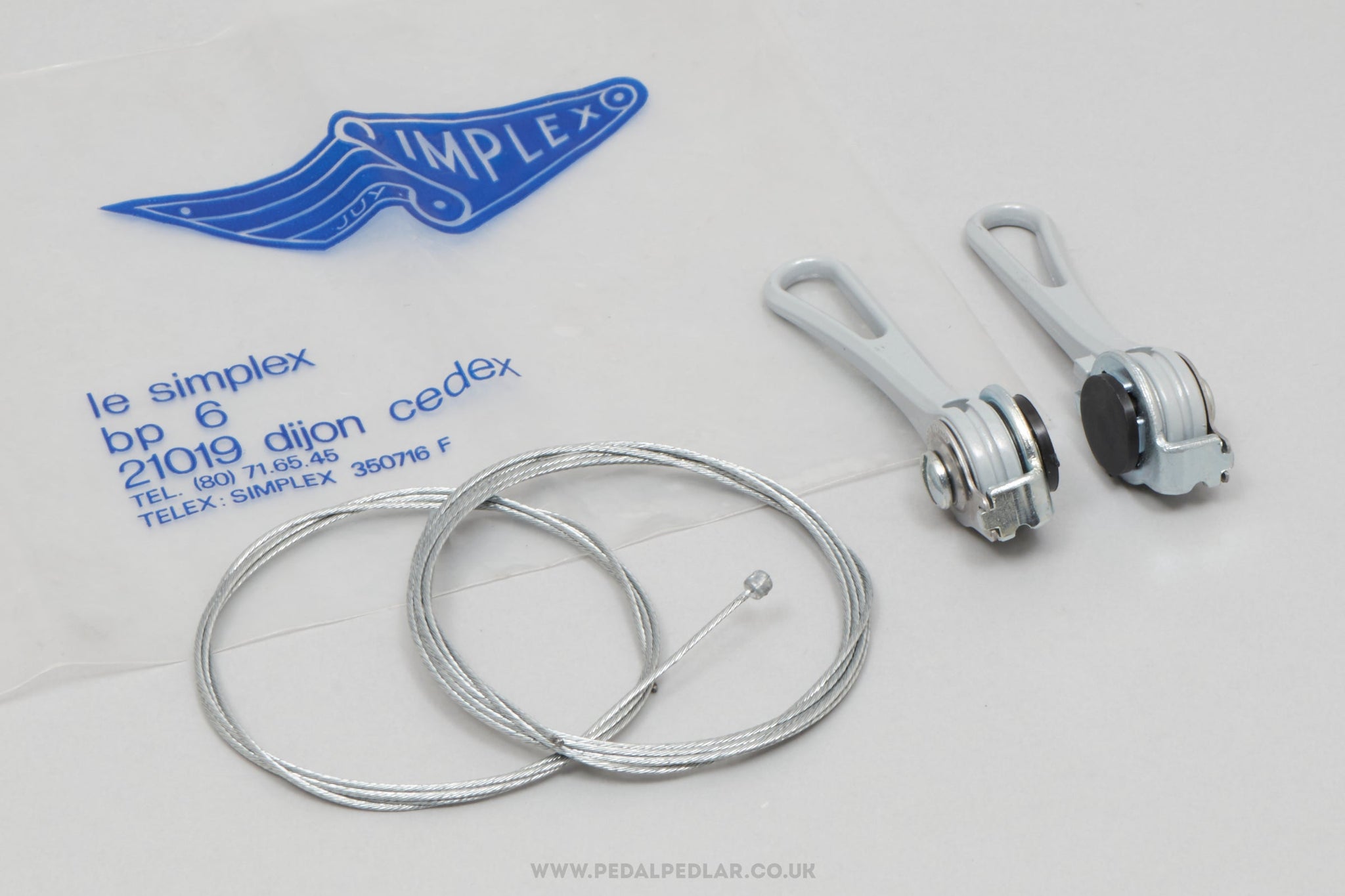 Simplex Silver Range (SJ 6320 / 6321) Sport NOS/NIB Vintage Braze-On  Downtube Shifters