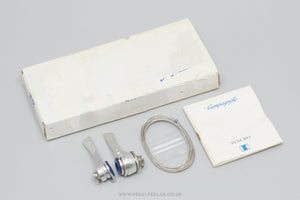Campagnolo C-Record (0221) Syncro II 8 Speed NOS Vintage Braze-On Downtube Shifters - Pedal Pedlar - Buy New Old Stock Bike Parts