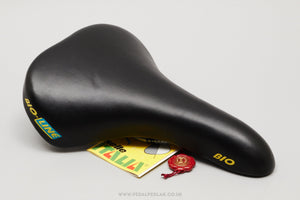 Selle Italia Bio-Line NOS Classic Black Saddle - Pedal Pedlar - Buy New Old Stock Bike Parts