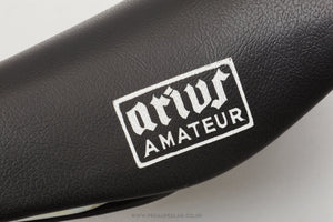 Arius Amateur NOS Vintage Black Saddle - Pedal Pedlar - Buy New Old Stock Bike Parts
