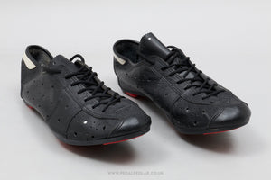 Vintage Italian NOS Size EU 42 Leather Road Cycling Shoes - Pedal Pedlar - Buy New Old Stock Clothing