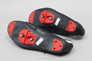 Vintage Italian NOS Size EU 42 Leather Road Cycling Shoes - Pedal Pedlar - Buy New Old Stock Clothing