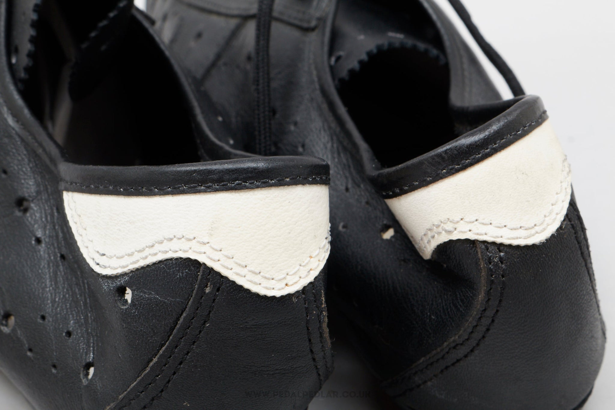 Vintage Italian NOS Size EU 42 Leather Road Cycling Shoes - Pedal Pedlar - Buy New Old Stock Clothing