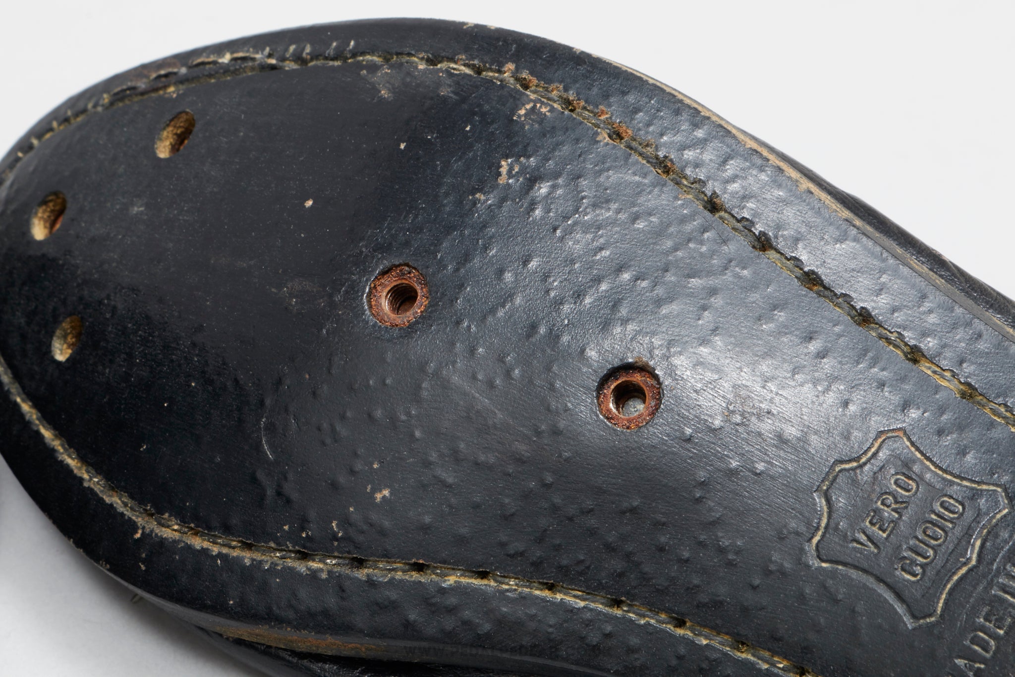 Caratti Sport NOS Vintage Size EU 40.5 Leather Road Cycling Shoes - Pedal Pedlar - Buy New Old Stock Clothing