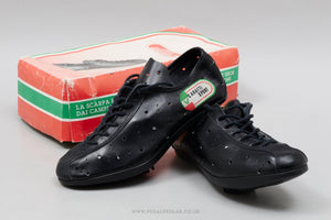 Caratti Sport Pro NOS/NIB Vintage Size EU 40.5 Leather Road Cycling Shoes - Pedal Pedlar - Buy New Old Stock Clothing