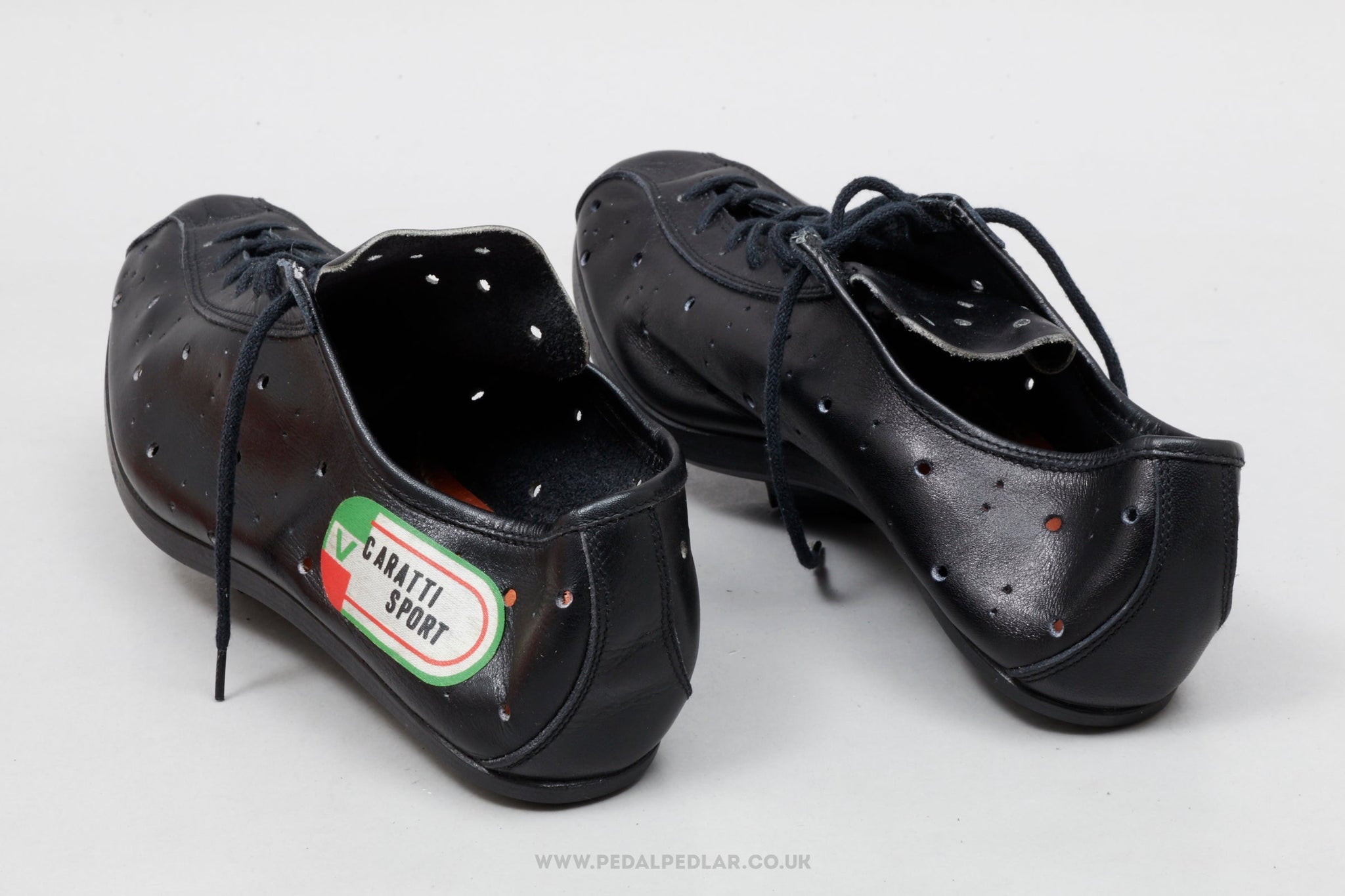 Caratti Sport Pro NOS/NIB Vintage Size EU 40.5 Leather Road Cycling Shoes - Pedal Pedlar - Buy New Old Stock Clothing