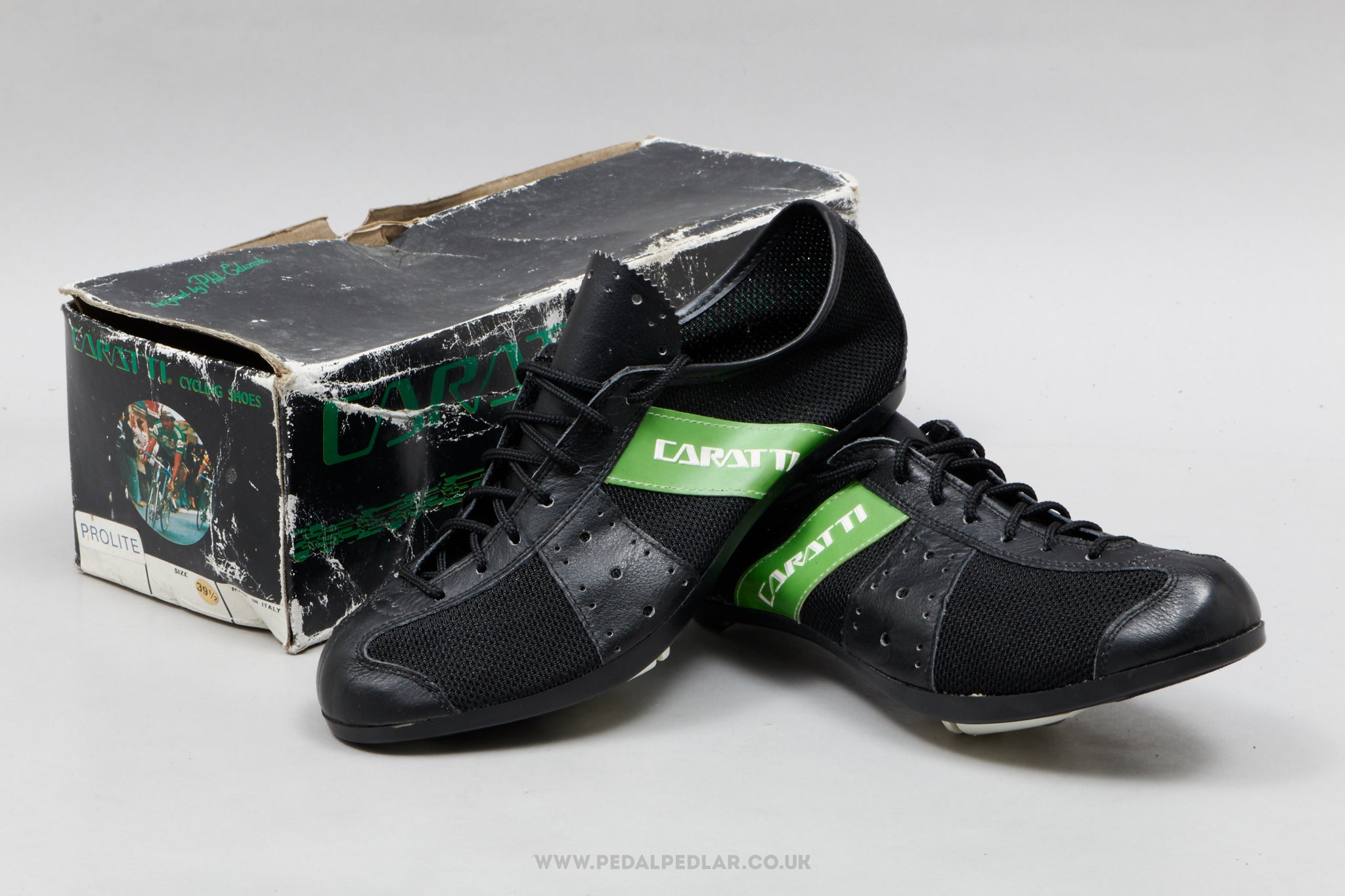Caratti Prolite NOS/NIB Vintage Size EU 39.5 Road Cycling Shoes - Pedal Pedlar - Buy New Old Stock Clothing