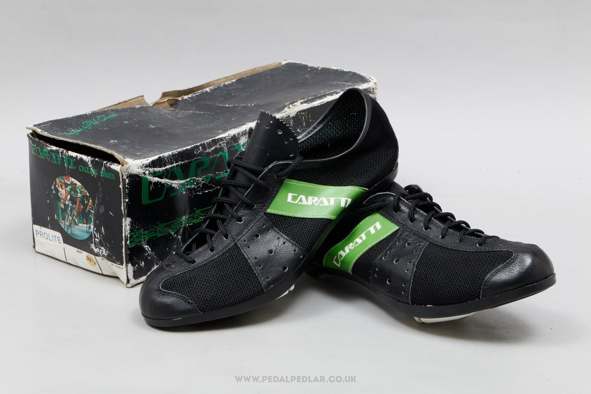 Caratti Prolite NOS/NIB Vintage Size EU 39.5 Road Cycling Shoes - Pedal Pedlar - Buy New Old Stock Clothing