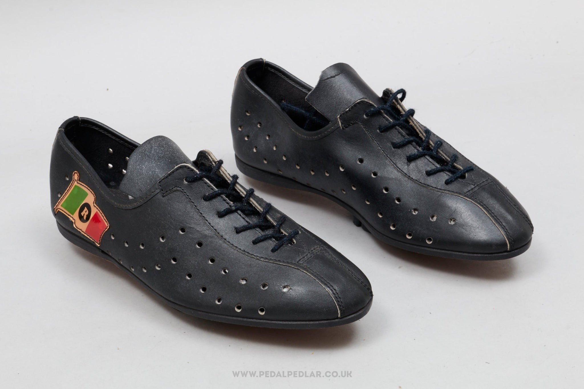 Rogelli NOS Vintage Size 6 Leather Road Cycling Shoes - Pedal Pedlar - Buy New Old Stock Clothing