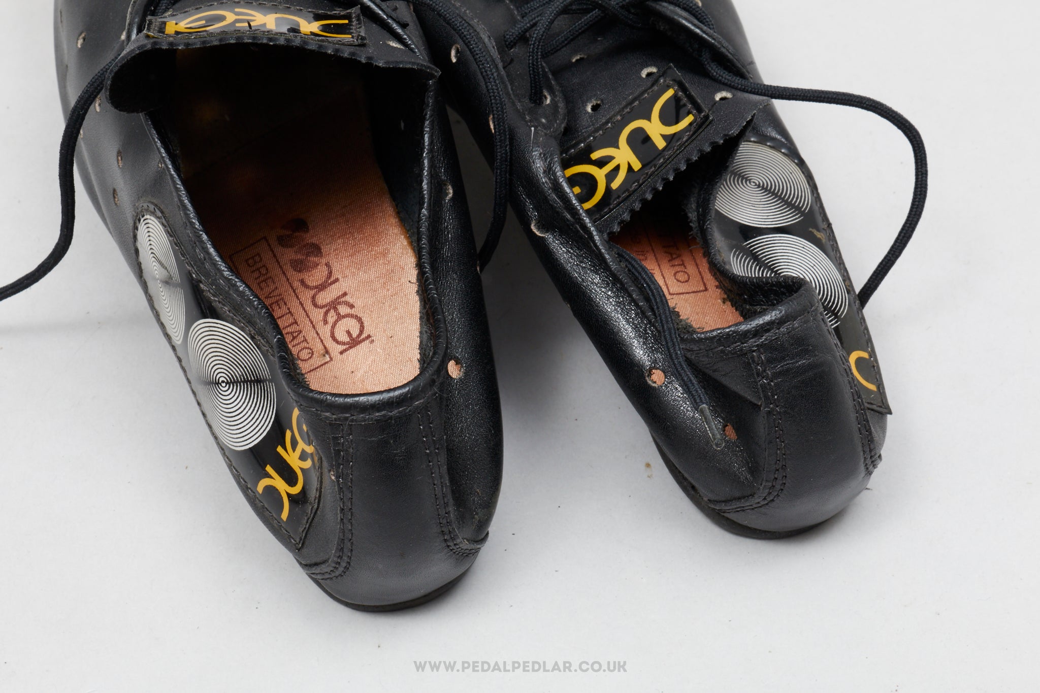 Duegi NOS Vintage Size EU 37 Leather Road Cycling Shoes - Pedal Pedlar - Buy New Old Stock Clothing