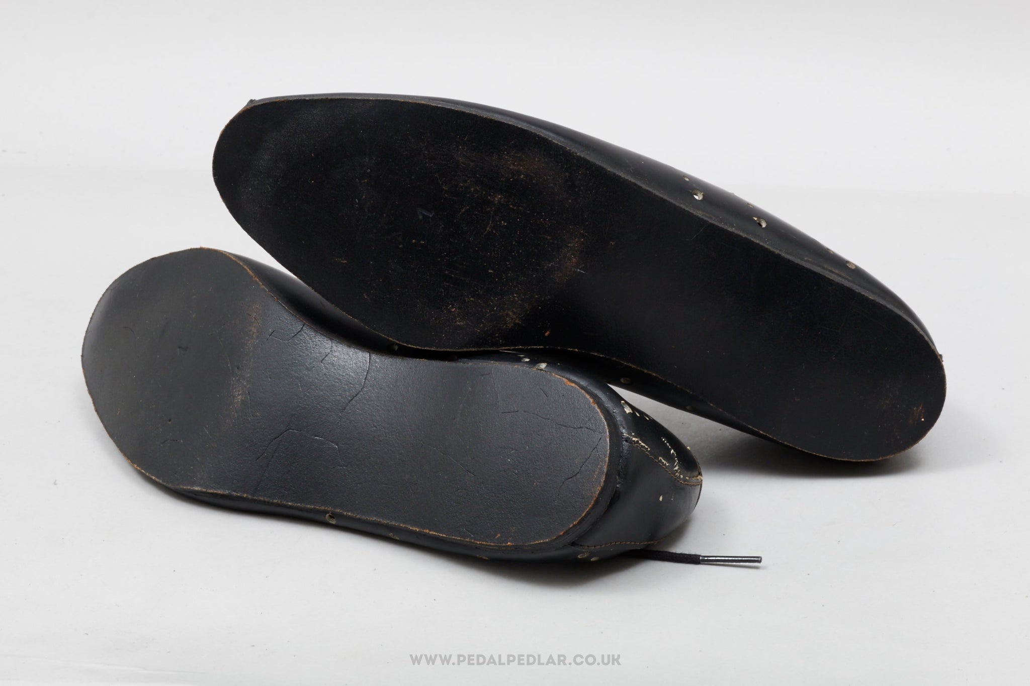 Vintage NOS/NIB Size EU 40 Leather Road Cycling Shoes - Pedal Pedlar - Buy New Old Stock Clothing