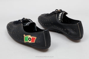 Rogelli NOS/NIB Vintage Size 5 Leather Road Cycling Shoes - Pedal Pedlar - Buy New Old Stock Clothing