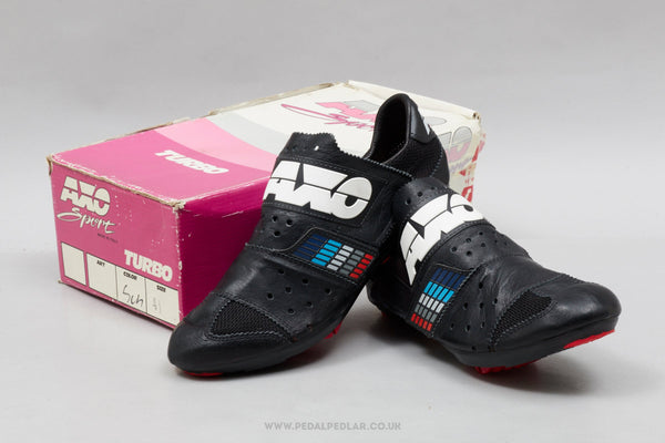 Axo Sport Turbo NOS/NIB Vintage Size EU 41 Leather Road Cycling Shoes - Pedal Pedlar - Buy New Old Stock Clothing