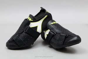 Diadora Ironman NOS/NIB Vintage Size EU 36 Leather Road Cycling Shoes - Pedal Pedlar - Buy New Old Stock Clothing