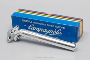 Campagnolo Nuovo Super Record (4051/1) Fluted 4th Gen NOS/NIB Vintage 25.0 mm Seatpost - Pedal Pedlar - Buy New Old Stock Bike Parts