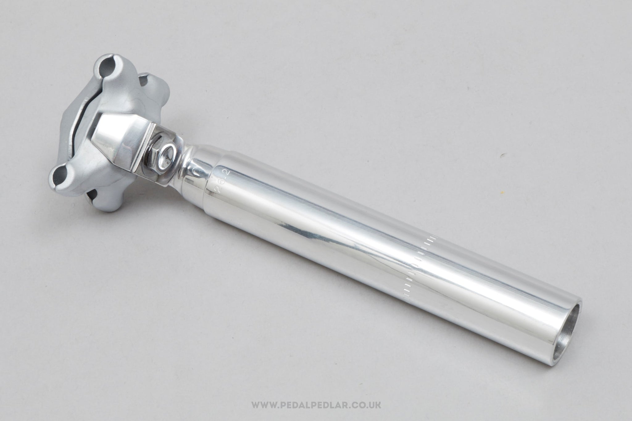 Campagnolo Nuovo Super Record (4051/1) Non-Fluted Last Gen NOS/NIB Vintage 26.2 mm Seatpost - Pedal Pedlar - Buy New Old Stock Bike Parts