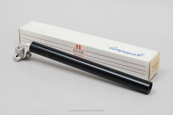 Campagnolo Euclid 2nd Gen Black NOS/NIB Classic 28.6 mm Seatpost - Pedal Pedlar - Buy New Old Stock Bike Parts