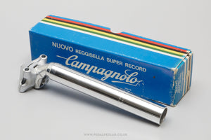Campagnolo Nuovo Super Record (4051/1) Long Non-Fluted Last Gen NOS/NIB Vintage 26.6 mm Seatpost - Pedal Pedlar - Buy New Old Stock Bike Parts