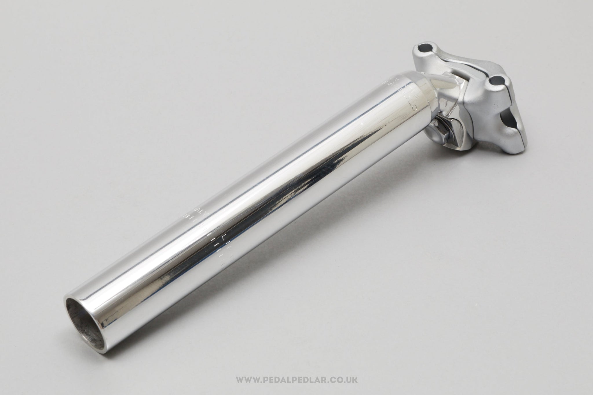 Campagnolo Nuovo Super Record (4051/1) Long Non-Fluted Last Gen NOS/NIB Vintage 26.6 mm Seatpost - Pedal Pedlar - Buy New Old Stock Bike Parts