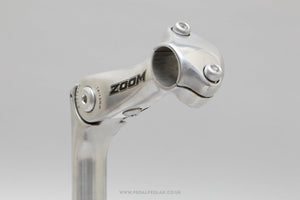 Zoom Adjustable Silver NOS Classic 120 mm 1 1/8" Quill Stem - Pedal Pedlar - Buy New Old Stock Bike Parts